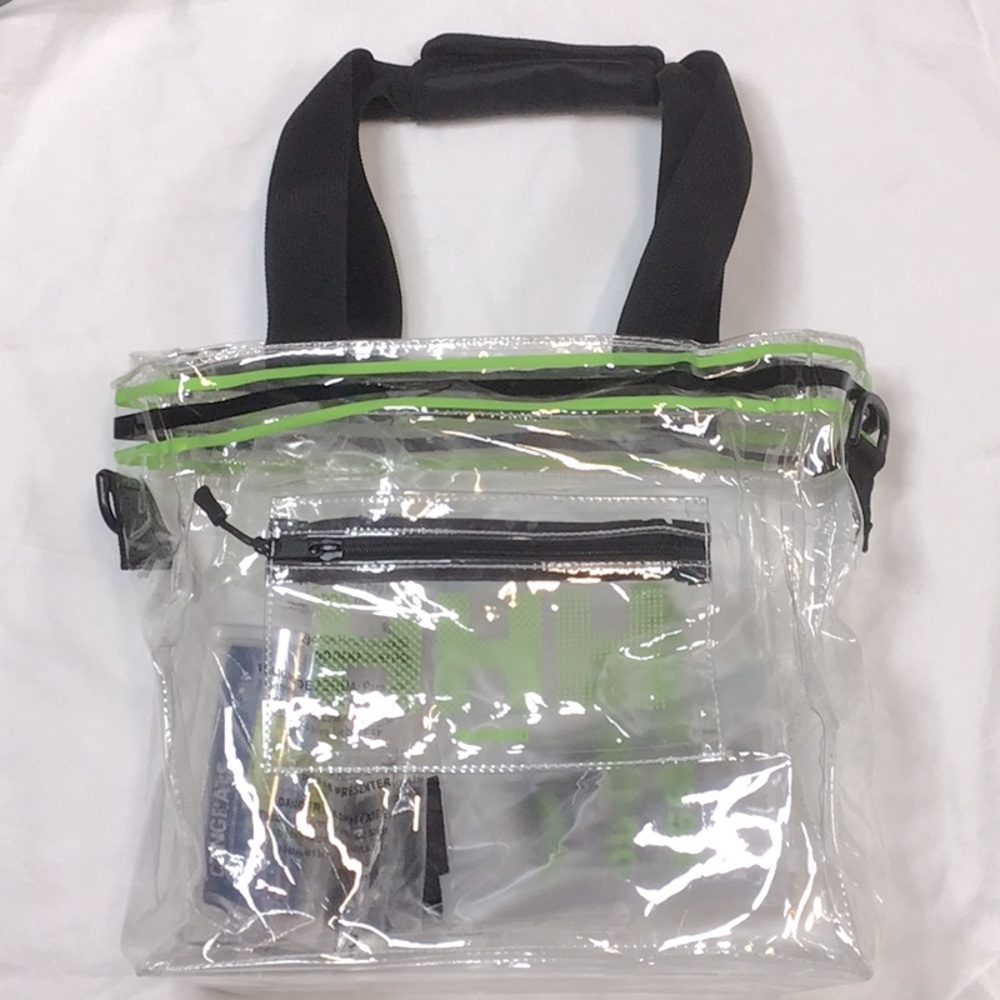 💚Tervis Clear Tumbler and Stadium Crossbody Tote Bag